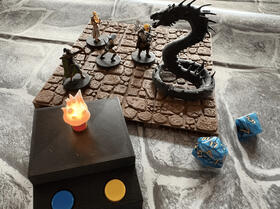 Fight by torch light