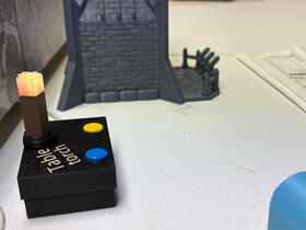 Table Torch and the dice tower